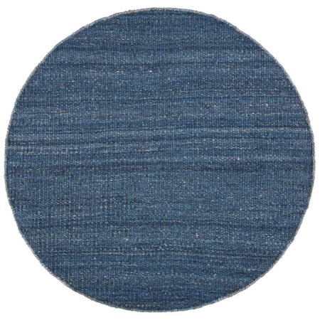 Safavieh 8 x 8 ft. Natural Fiber Hand Loomed Round Rug, Navy NF368N-8R